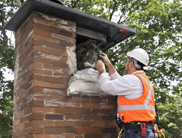 Humane removal of debris and animals by Seal Beach Chimney Sweep in Seal Beach, CA