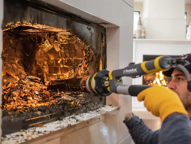 Professional chimney cleaning by Seal Beach Chimney Sweep in Seal Beach, CA