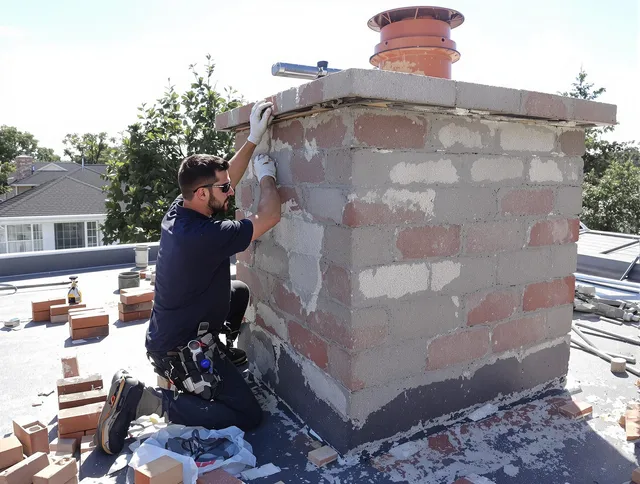 Advanced chimney repair process by Seal Beach Chimney Sweep in Seal Beach, CA