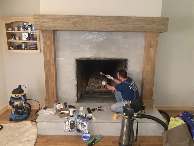 Detailed creosote removal process by Seal Beach Chimney Sweep in Seal Beach, CA