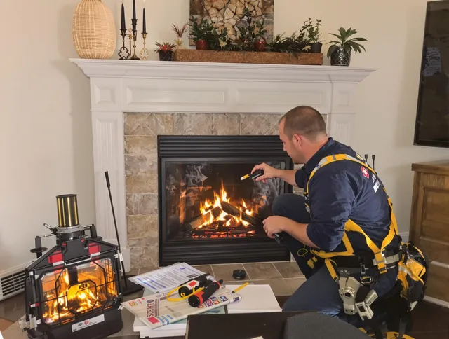 Safety-focused fireplace inspection by Seal Beach Chimney Sweep in Seal Beach, CA