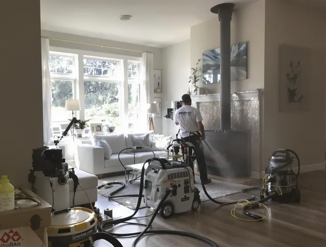 Soot removal service by Seal Beach Chimney Sweep for a fireplace in Seal Beach, CA